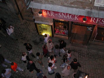 モンサンミシェルの大通り モンサンミシェルの大通り