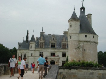 シュノンソー城正面 シュノンソー城正面